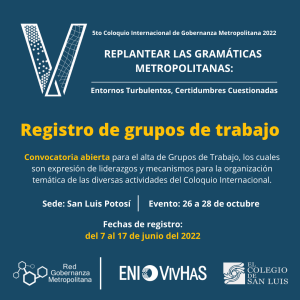 Registro de Grupos de Trabajo