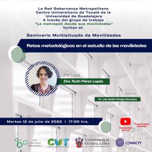 El GT 'La Metrópoli desde sus Movilidades' y el 'Seminario Multisituado de Movilidades', nos invitan a la presentación:  “Retos metodológicos en el estudio de las movilidades”